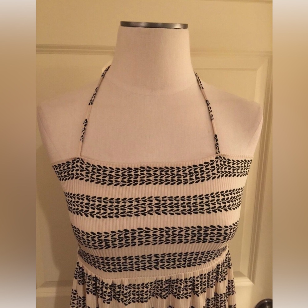 Anthropologie Maple Halter Dress 100% SILK